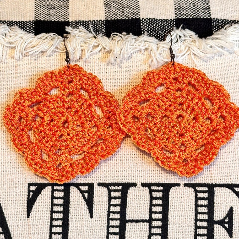 Vibes Earrings by MerakiMimos Handmade Crochet